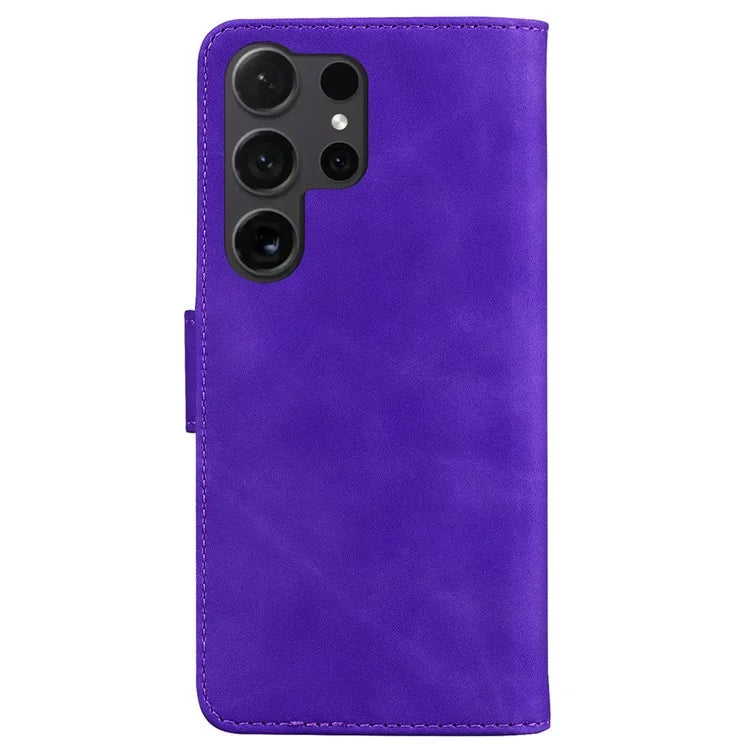For Samsung Galaxy S24 Ultra Case Leather Butterfly Printing Wallet Phone Stand Cover
