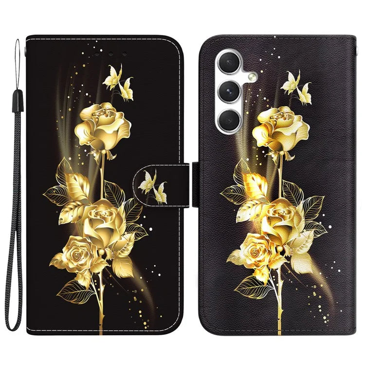 For Samsung Galaxy S24 Case Anti-Drop 3D Pattern PU Leather Phone Cover