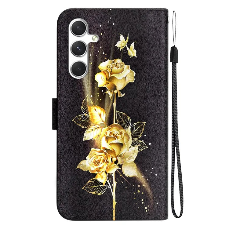 For Samsung Galaxy S24 Case Anti-Drop 3D Pattern PU Leather Phone Cover