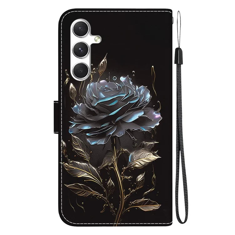 For Samsung Galaxy S24 Case Anti-Drop 3D Pattern PU Leather Phone Cover