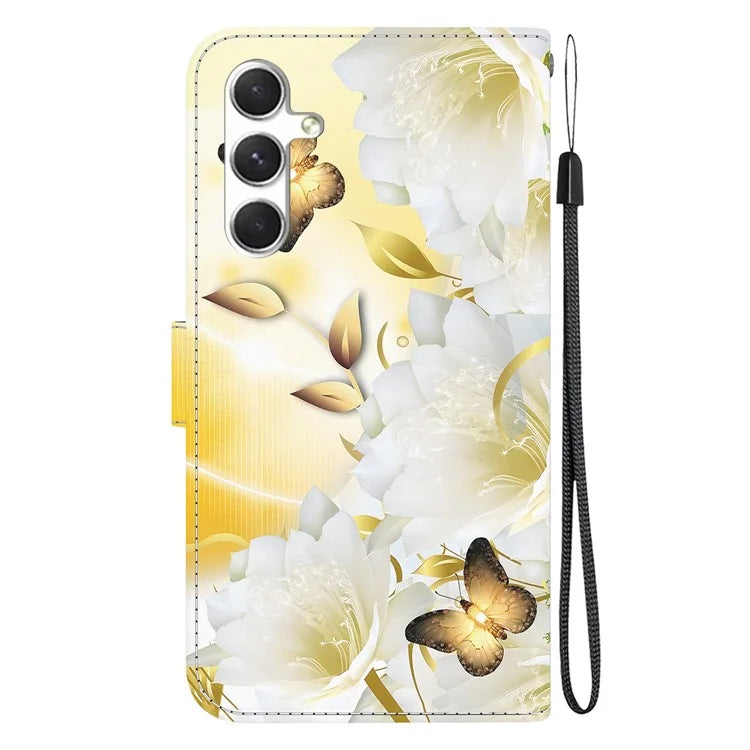 For Samsung Galaxy S24 Case Anti-Drop 3D Pattern PU Leather Phone Cover