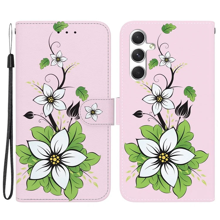 For Samsung Galaxy S24 Case Anti-Drop 3D Pattern PU Leather Phone Cover
