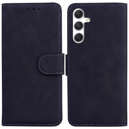 For Samsung Galaxy S24 Case Phone Shell Wallet Solid Color PU Leather Mobile Phone Cover