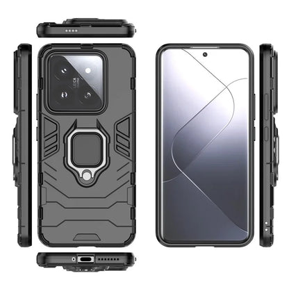 For Xiaomi 14 Pro Case Shockproof Phone Cover Kickstand PC+TPU Phone Shell