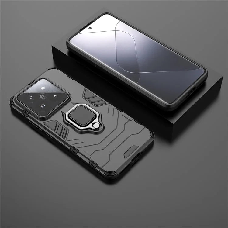 For Xiaomi 14 Pro Case Shockproof Phone Cover Kickstand PC+TPU Phone Shell