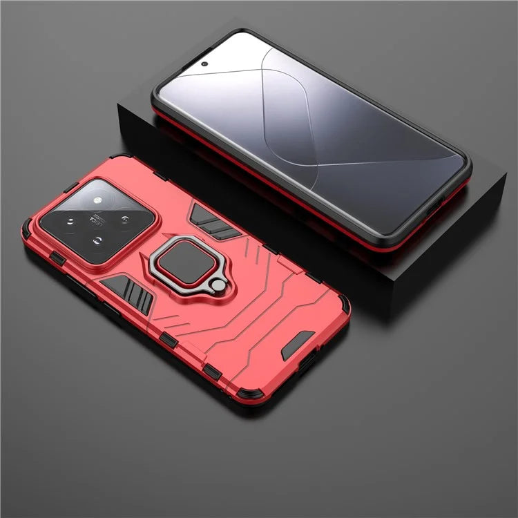 For Xiaomi 14 Pro Case Shockproof Phone Cover Kickstand PC+TPU Phone Shell