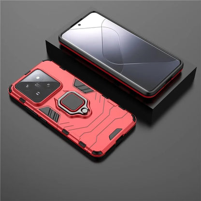 For Xiaomi 14 Pro Case Shockproof Phone Cover Kickstand PC+TPU Phone Shell