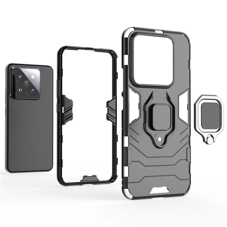 For Xiaomi 14 Pro Case Shockproof Phone Cover Kickstand PC+TPU Phone Shell