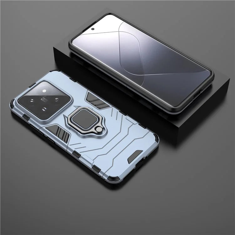 For Xiaomi 14 Pro Case Shockproof Phone Cover Kickstand PC+TPU Phone Shell