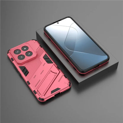 For Xiaomi 14 Pro Case Shockproof Protective Phone Cover with Kickstand