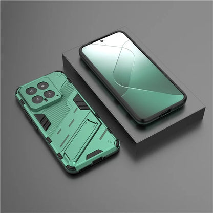 For Xiaomi 14 Case Drop Resistant Protective Phone Cover with Kickstand