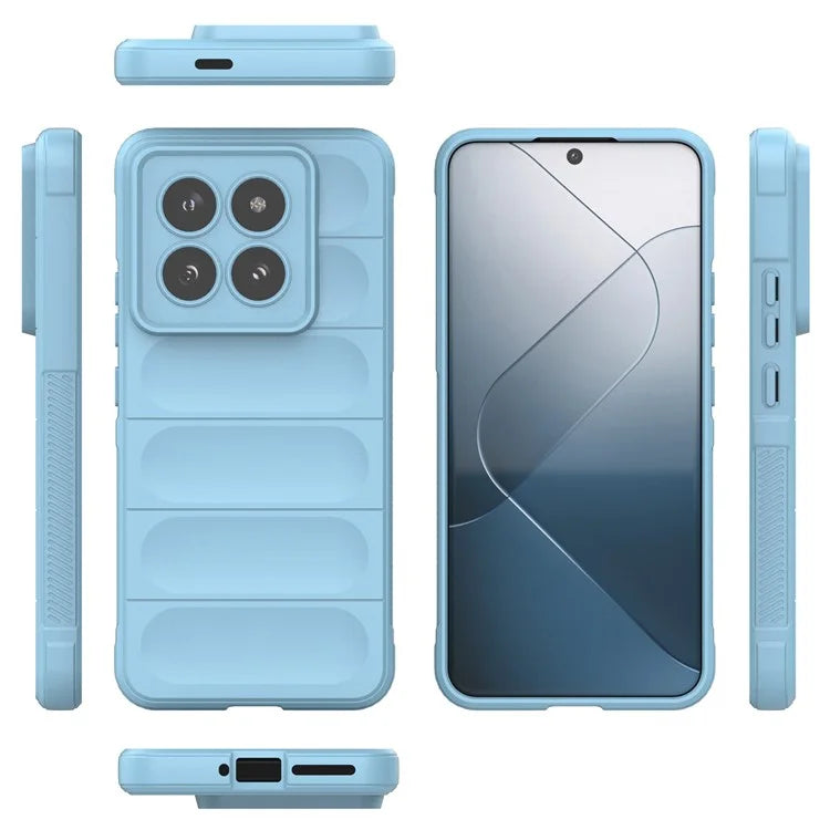 For Xiaomi 14 Pro Case Shock-absorbing Rugged Phone TPU Cover