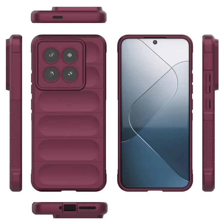 For Xiaomi 14 Pro Case Shock-absorbing Rugged Phone TPU Cover