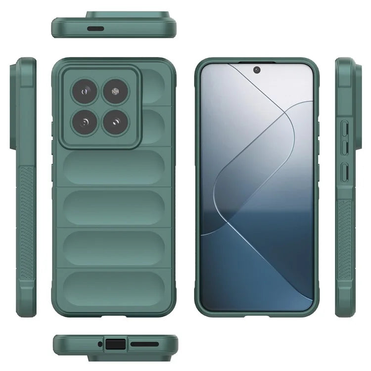 For Xiaomi 14 Pro Case Shock-absorbing Rugged Phone TPU Cover