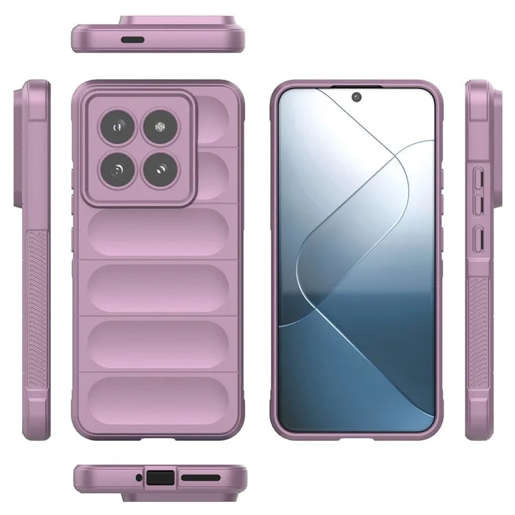 For Xiaomi 14 Pro Case Shock-absorbing Rugged Phone TPU Cover