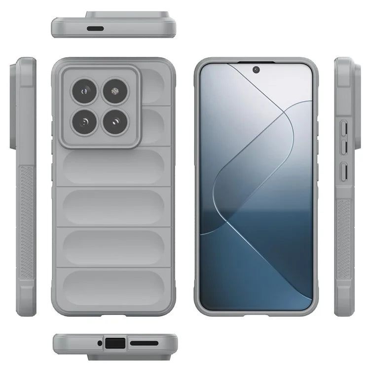 For Xiaomi 14 Pro Case Shock-absorbing Rugged Phone TPU Cover