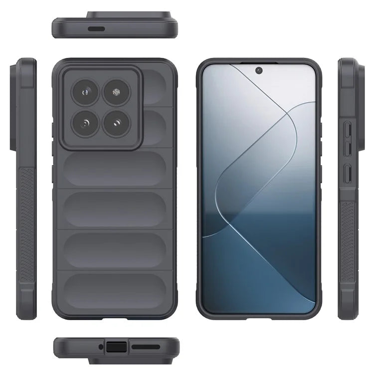 For Xiaomi 14 Pro Case Shock-absorbing Rugged Phone TPU Cover