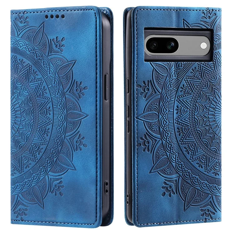 For Google Pixel 8a Case Magnetic Auto Closing Folio Flip PU Leather Cover