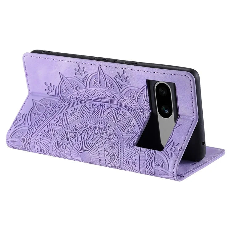 For Google Pixel 8a Case Magnetic Auto Closing Folio Flip PU Leather Cover