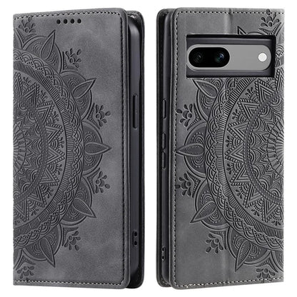 For Google Pixel 8a Case Magnetic Auto Closing Folio Flip PU Leather Cover
