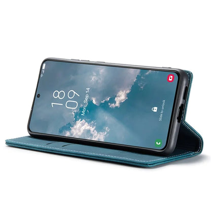 CASEME 013 Series For Samsung Galaxy S24+ Case PU Leather Wallet Mobile Phone Protector