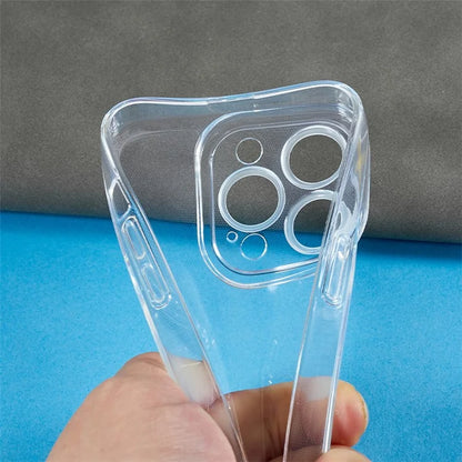 For iPhone 15 Plus Case TPU Ultra Clear Anti-fall Phone Protector (Precise Cutout)