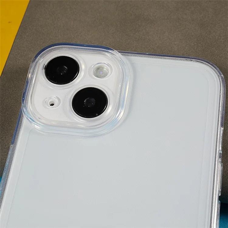 For iPhone 15 Case Precise Cutout TPU Anti-Drop Slim Phone Back Shell
