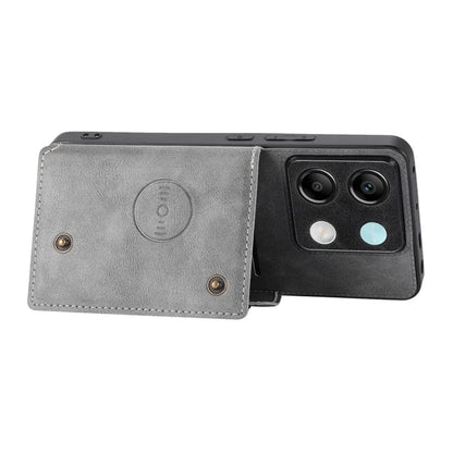 For Xiaomi Redmi Note 13 Pro 5G / Poco X6 5G Case PU Leather+TPU Phone Cover with Card Holder