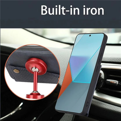 For Xiaomi Redmi Note 13 Pro 5G / Poco X6 5G Case PU Leather+TPU Phone Cover with Card Holder