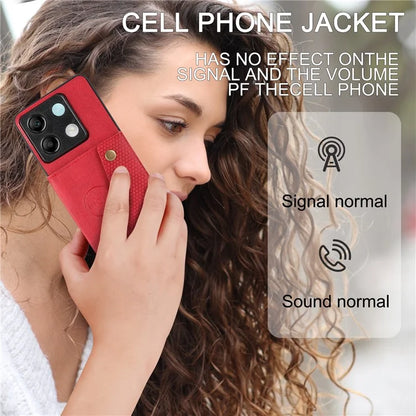 For Xiaomi Redmi Note 13 Pro 5G / Poco X6 5G Case PU Leather+TPU Phone Cover with Card Holder