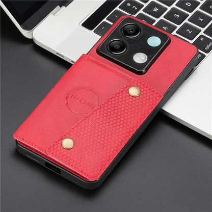 For Xiaomi Redmi Note 13 Pro 5G / Poco X6 5G Case PU Leather+TPU Phone Cover with Card Holder