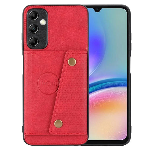 For Samsung Galaxy A05s 4G Case Card Slots Phone Cover PU Leather+TPU Shell