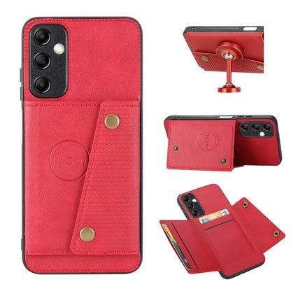 For Samsung Galaxy A05s 4G Case Card Slots Phone Cover PU Leather+TPU Shell