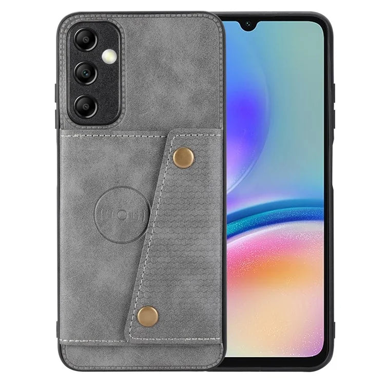 For Samsung Galaxy A05s 4G Case Card Slots Phone Cover PU Leather+TPU Shell