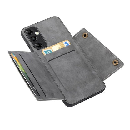 For Samsung Galaxy A05s 4G Case Card Slots Phone Cover PU Leather+TPU Shell