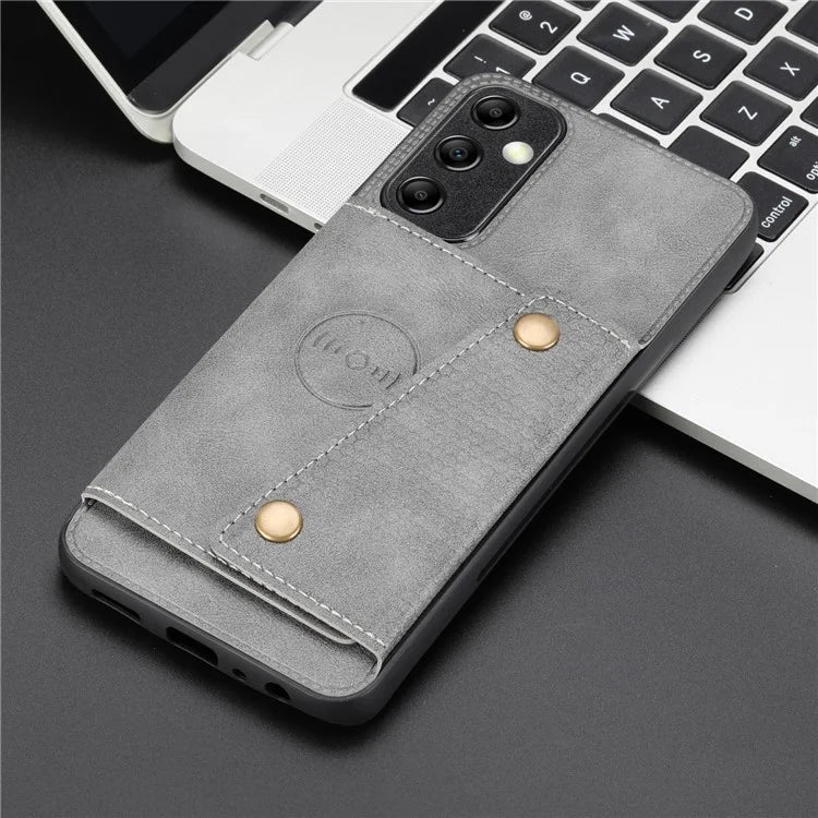 For Samsung Galaxy A05s 4G Case Card Slots Phone Cover PU Leather+TPU Shell