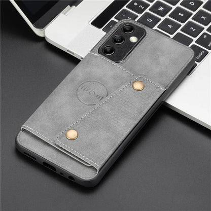 For Samsung Galaxy A05s 4G Case Card Slots Phone Cover PU Leather+TPU Shell