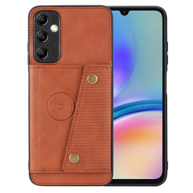 For Samsung Galaxy A05s 4G Case Card Slots Phone Cover PU Leather+TPU Shell