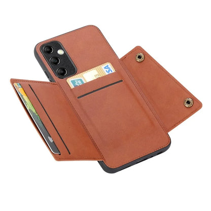 For Samsung Galaxy A05s 4G Case Card Slots Phone Cover PU Leather+TPU Shell