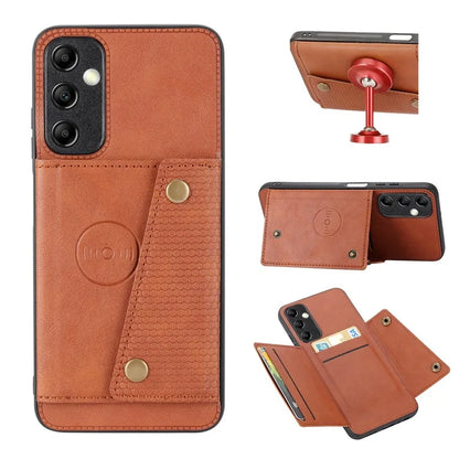 For Samsung Galaxy A05s 4G Case Card Slots Phone Cover PU Leather+TPU Shell