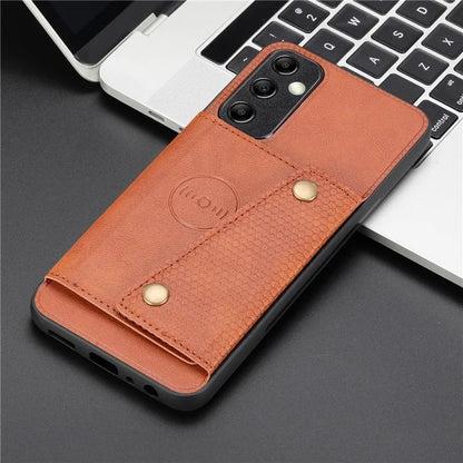 For Samsung Galaxy A05s 4G Case Card Slots Phone Cover PU Leather+TPU Shell