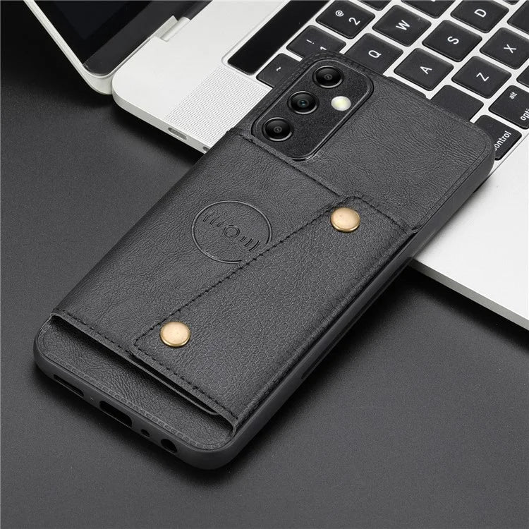 For Samsung Galaxy A05s 4G Case Card Slots Phone Cover PU Leather+TPU Shell