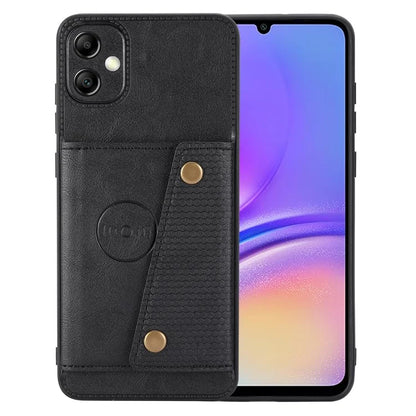For Samsung Galaxy A05 4G Case Card Slots Phone Cover PU Leather+TPU Anti-scratch Shell