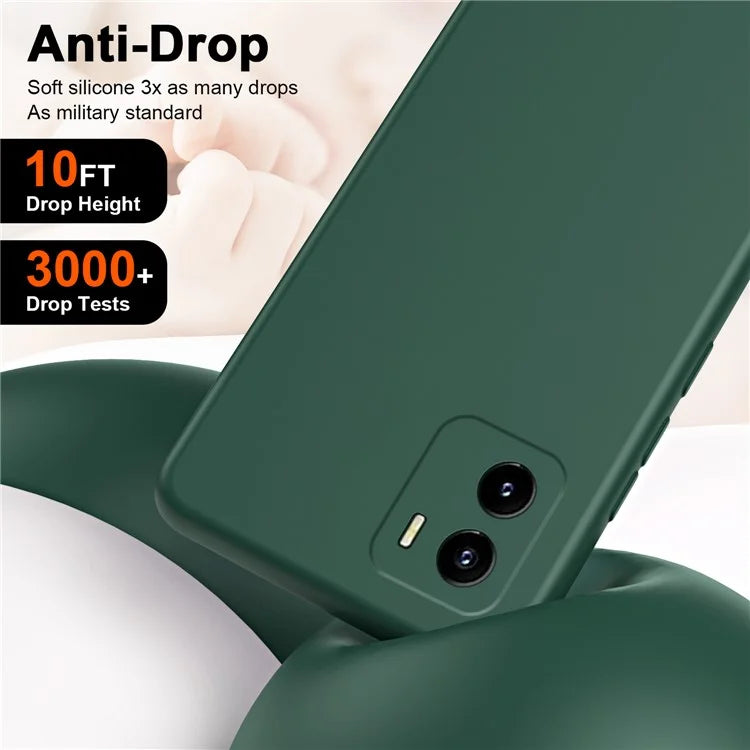 For vivo Y15s 4G / Y15a Case Rubberized 2.2mm Protective TPU Phone Case