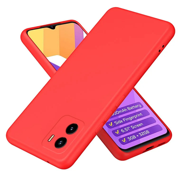 For vivo Y15s 4G / Y15a Case Rubberized 2.2mm Protective TPU Phone Case