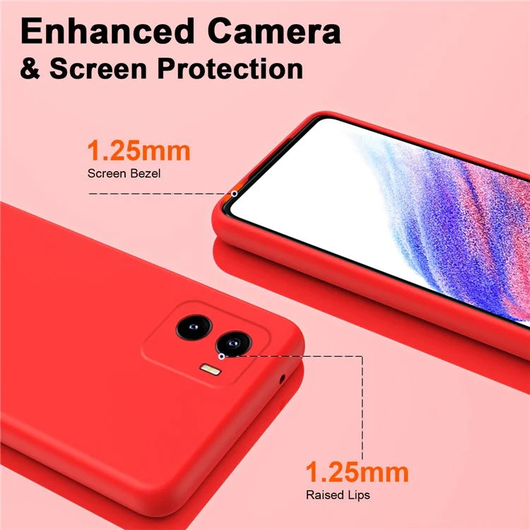 For vivo Y15s 4G / Y15a Case Rubberized 2.2mm Protective TPU Phone Case