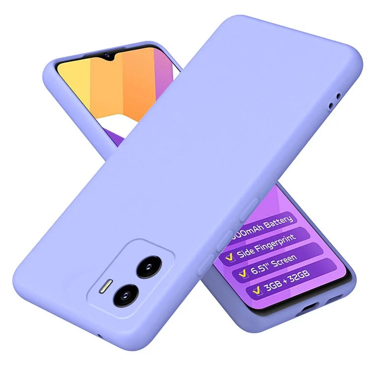 For vivo Y15s 4G / Y15a Case Rubberized 2.2mm Protective TPU Phone Case