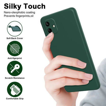 For Samsung Galaxy A05 4G Case 2.2mm Rubberized Anti-scratch Phone Cover