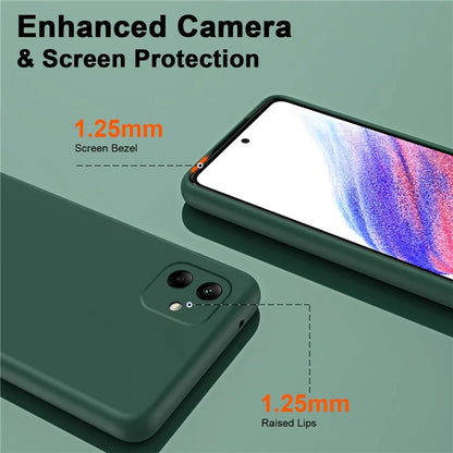 For Samsung Galaxy A05 4G Case 2.2mm Rubberized Anti-scratch Phone Cover