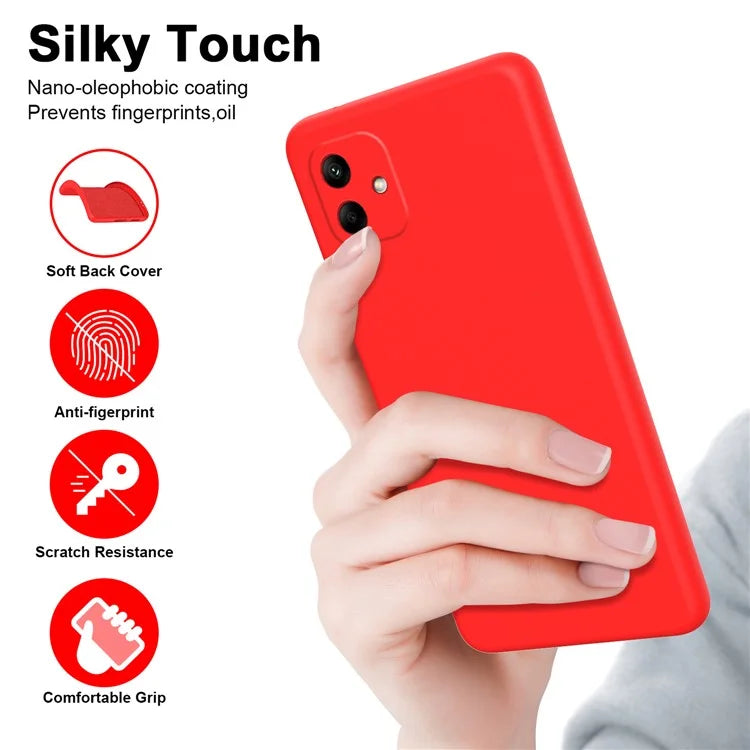For Samsung Galaxy A05 4G Case 2.2mm Rubberized Anti-scratch Phone Cover
